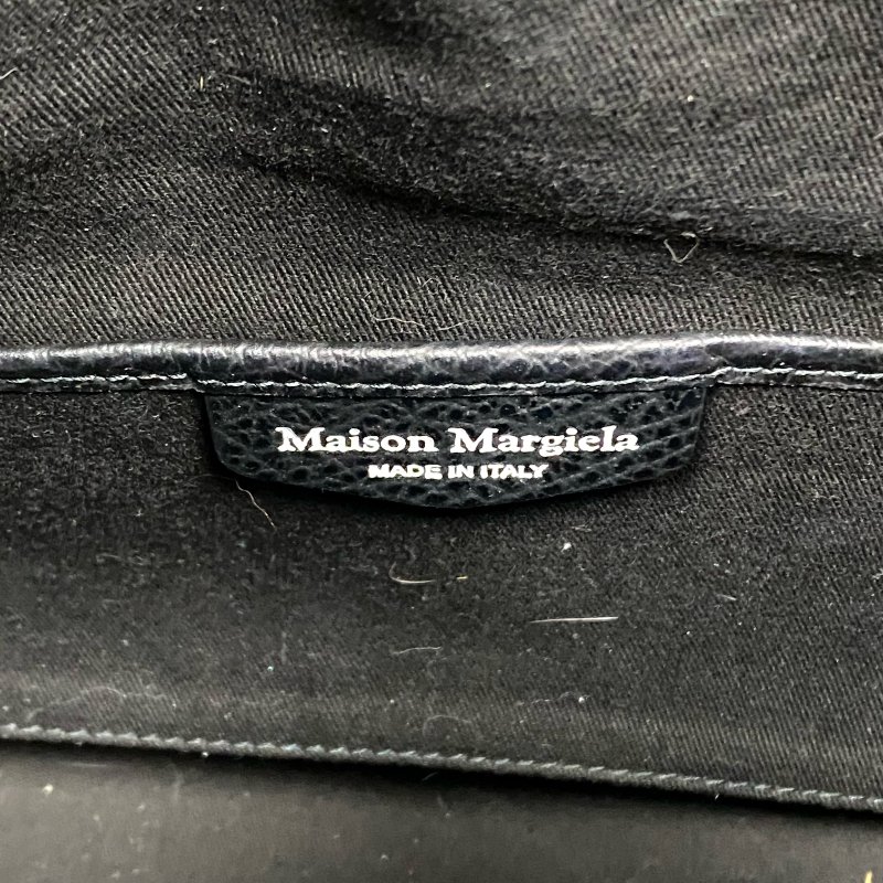 ☆ Maison Margiela MM6 Black Calfskin 5AC 2Way Bag 黑色小牛皮兩用袋 - 257021779-14