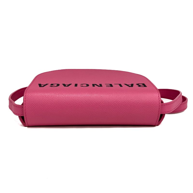 ☆Balenciaga巴黎世家 Pink Calfskin Shoulder Bag 粉紅色小牛皮肩背袋 -257021632-7