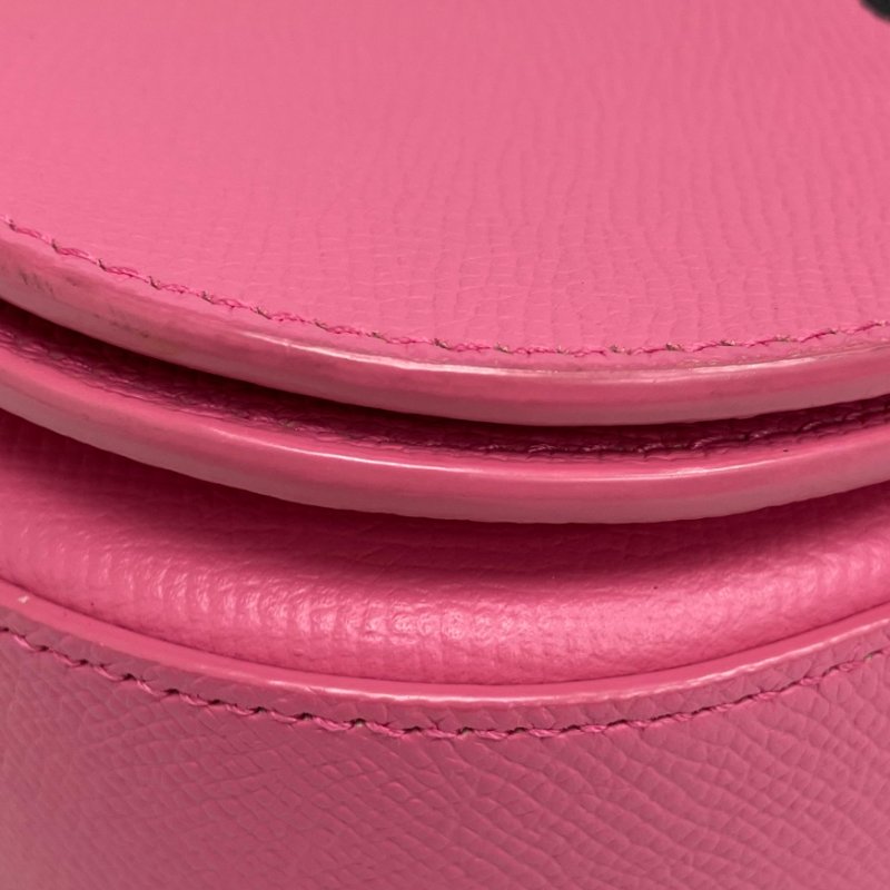 ☆Balenciaga巴黎世家 Pink Calfskin Shoulder Bag 粉紅色小牛皮肩背袋 -257021632-11