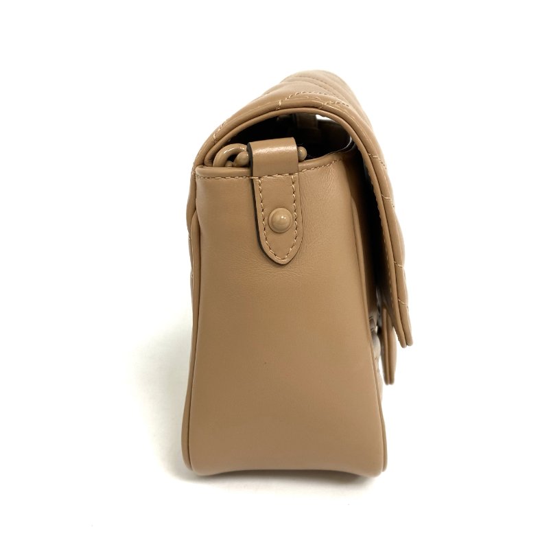 ☆Gucci古馳 Light Brown Calfskin 2Way Bag 739681 淺棕色小牛皮兩用袋739681 -257021821-2