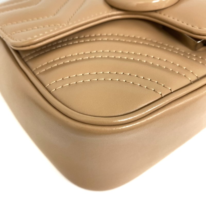 ☆Gucci古馳 Light Brown Calfskin 2Way Bag 739681 淺棕色小牛皮兩用袋739681 -257021821-11