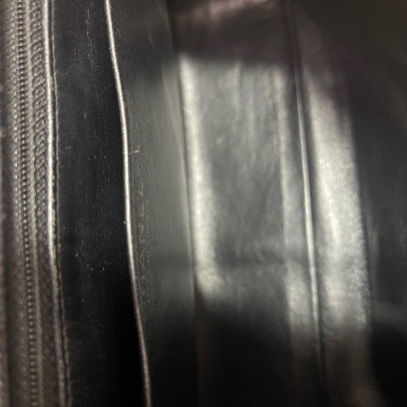 Chanel Classic Flap CF JUMBO黑色荔枝紋牛皮 銀色五金 單蓋 肩背包斜背包-7