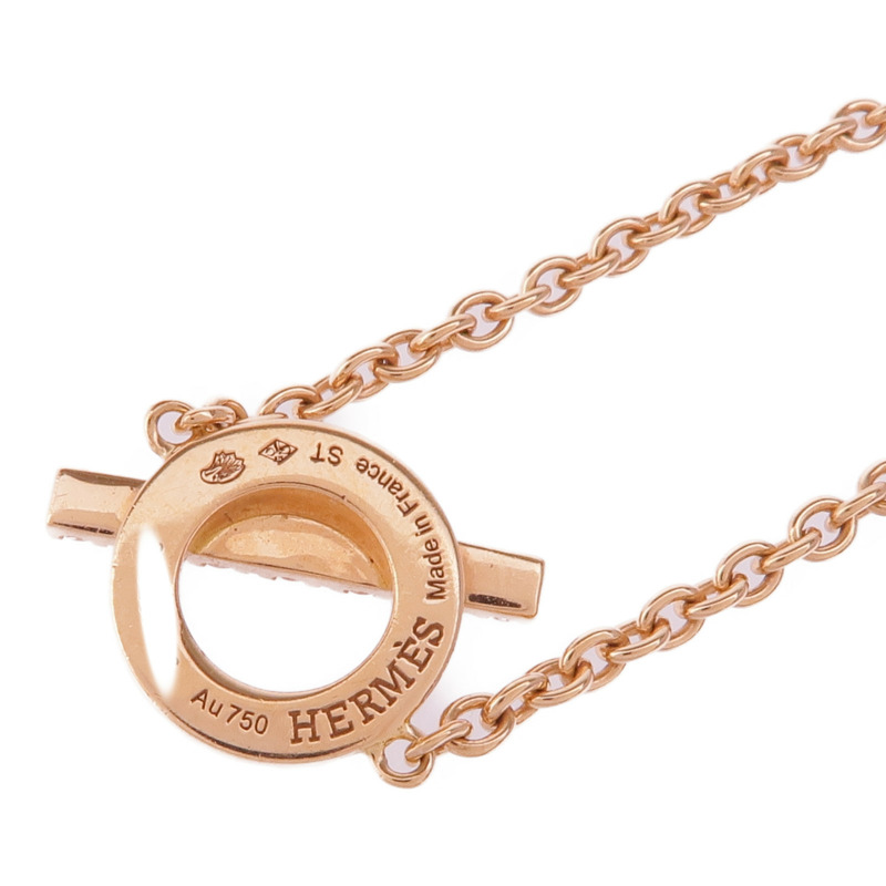 HERMES 18K玫瑰金Finesse Bracelet手鏈-6