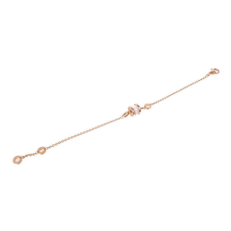 BVLGARI 18K玫瑰金B-zero1 Bracelet手鏈-7