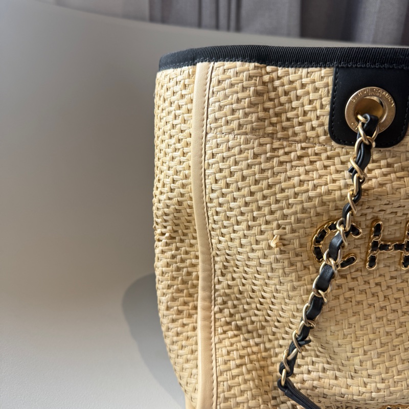 Chanel 限量版拉菲草沙灘包-2