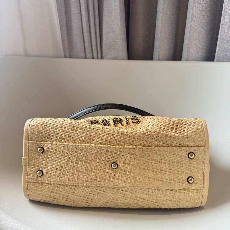 Chanel 限量版拉菲草沙灘包-3