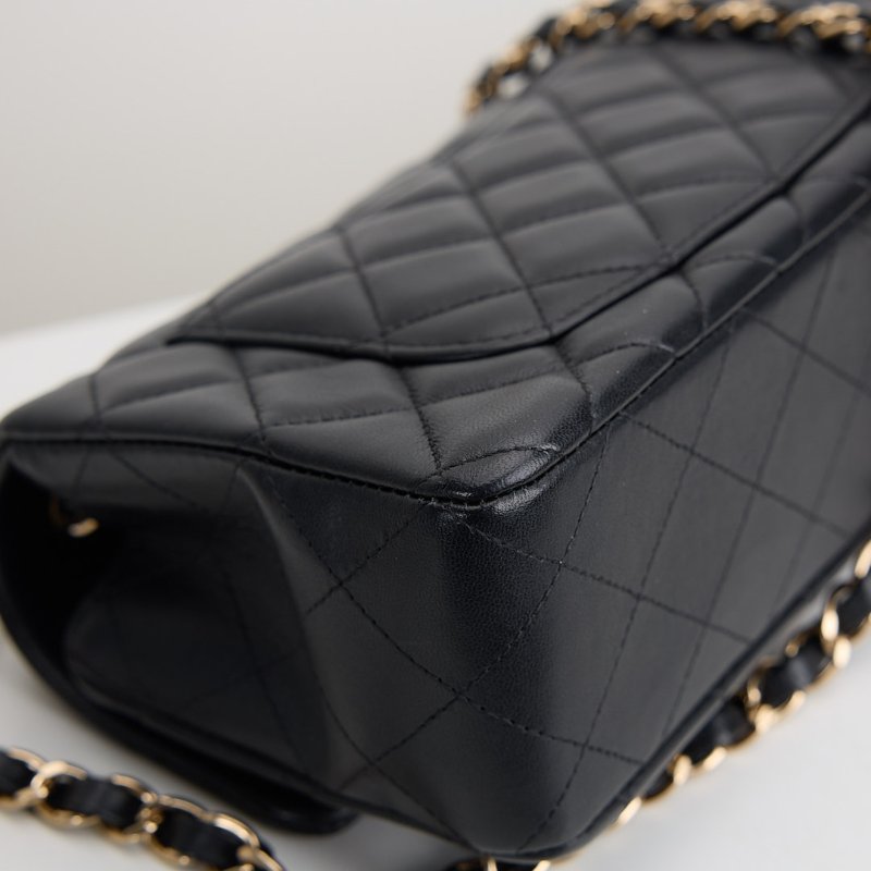 二手Chanel Cf20黑金/芯片款-7