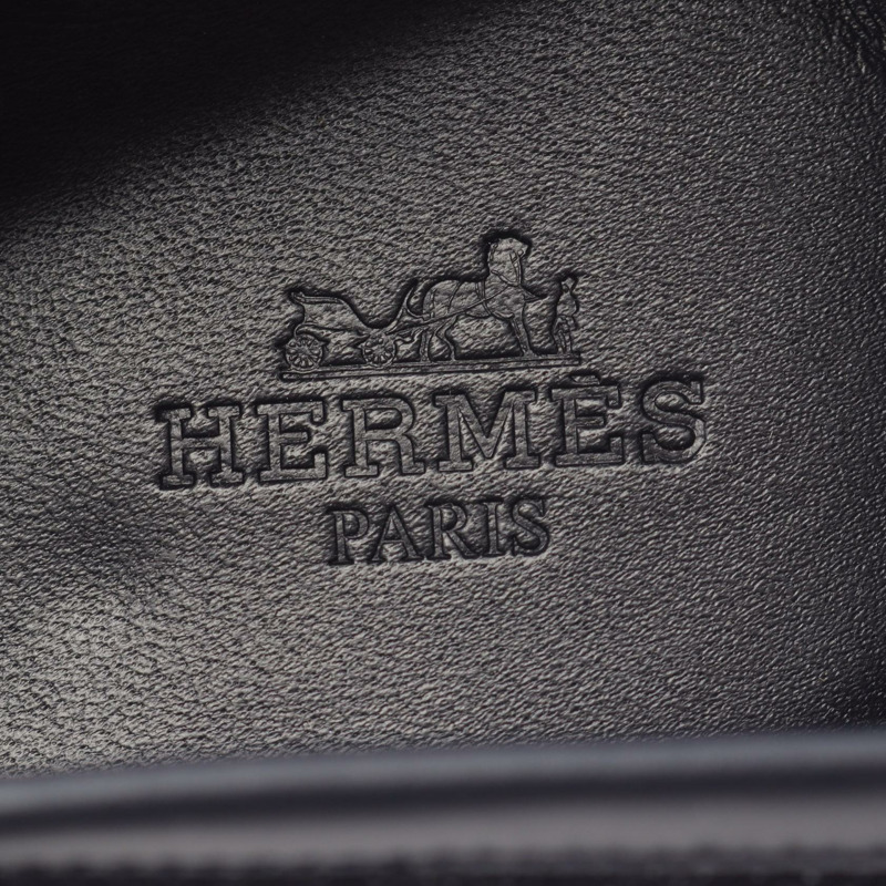 愛馬仕皇家莫卡辛鞋，海軍藍牛仔皮革，二手女款-4