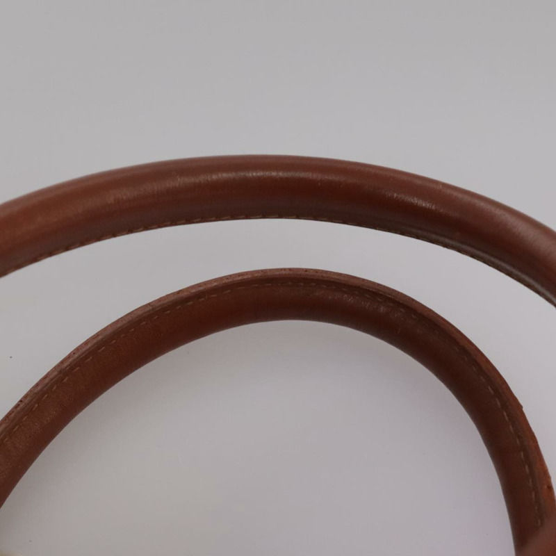 【日本直送】MCM Vicetos Logoogram 迷你波士頓包 PVC 皮革 2way 棕色金色 Auth ki5381-7