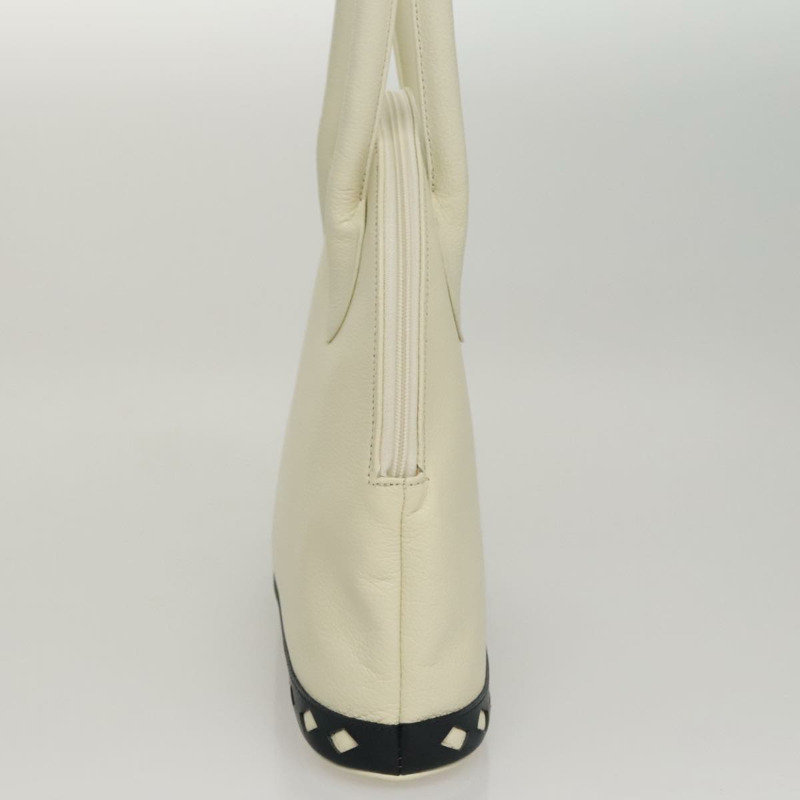 【日本直送】SAINT LAURENT 白色真皮手提包 正品 yk16838-2