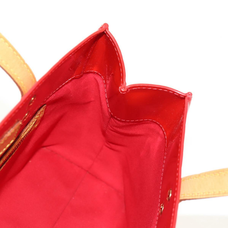 【日本直送】路易威登 Monogram Vernis Reade PM 手提包 紅色 M91088 LV 正品 112767-10