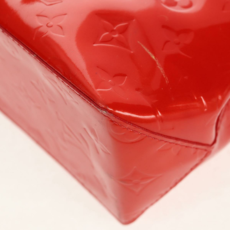 【日本直送】路易威登 Monogram Vernis Reade PM 手提包 紅色 M91088 LV 正品 112767-13