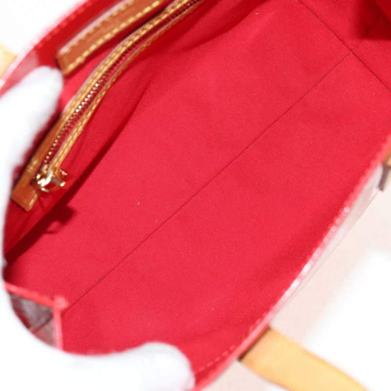 【日本直送】路易威登 Monogram Vernis Reade PM 手提包 紅色 M91088 LV 正品 112767-16