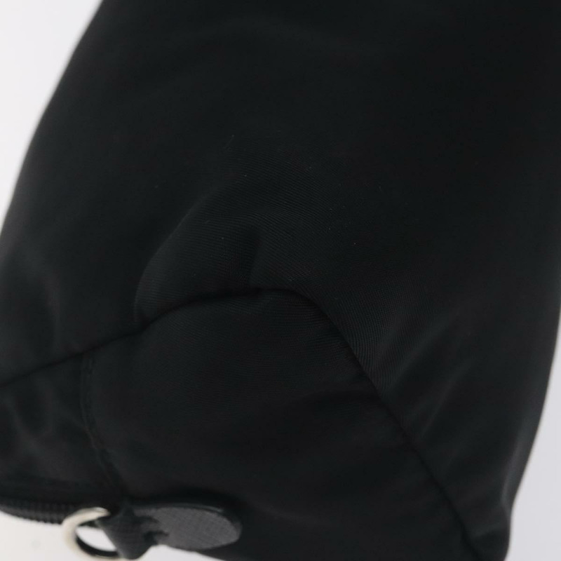 【日本直送】PRADA 黑色尼龍手拿包 Auth SW1012-15