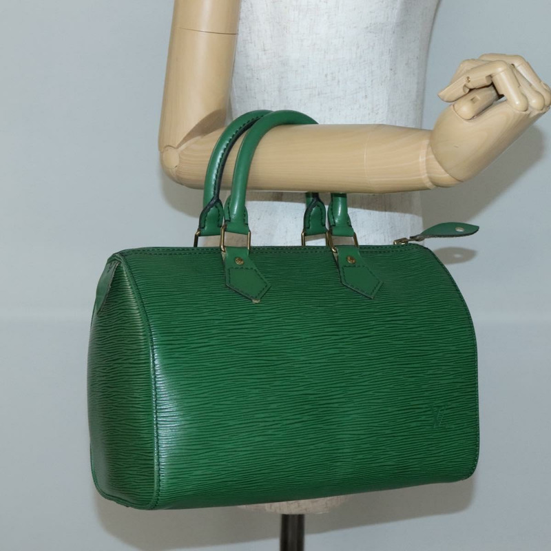 【日本直送】路易威登 Epi Speedy 25 手提包 婆羅洲綠 M43014 LV 正品 ep10641-21