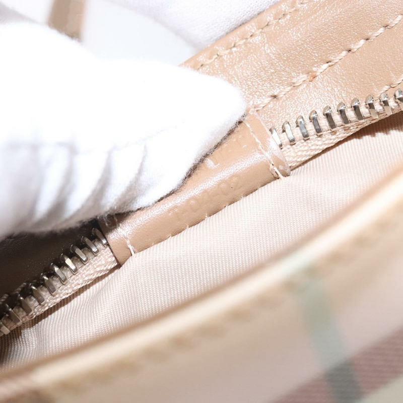 【日本直送】BURBERRY Nova 格紋肩背包 PVC 粉紅銀色 正品 bs29126-11