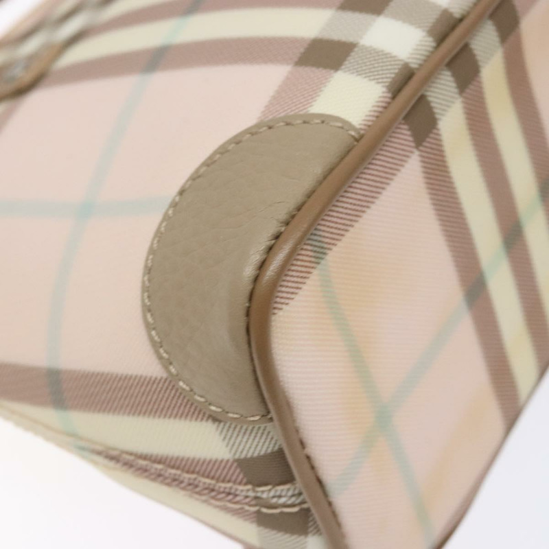 【日本直送】BURBERRY Nova 格紋肩背包 PVC 粉紅銀色 正品 bs29126-13