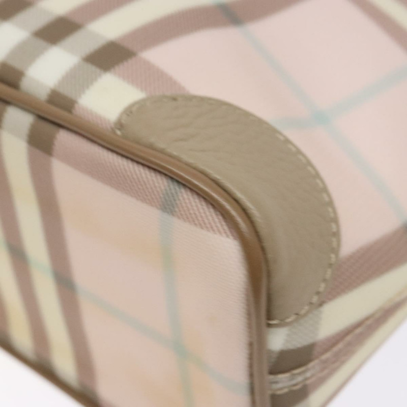 【日本直送】BURBERRY Nova 格紋肩背包 PVC 粉紅銀色 正品 bs29126-14