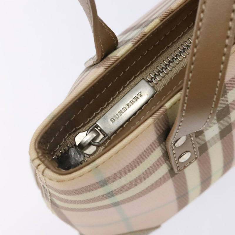 【日本直送】BURBERRY Nova 格紋肩背包 PVC 粉紅銀色 正品 bs29126-16
