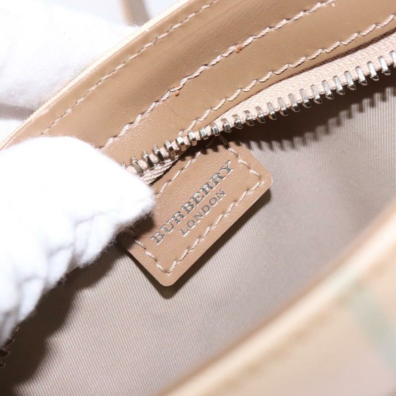 【日本直送】BURBERRY Nova 格紋肩背包 PVC 粉紅銀色 正品 bs29126-17