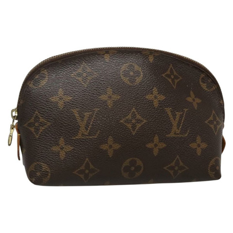 路易威登 Monogram Pochette 化妝包 PM M43998 LV Auth 142036