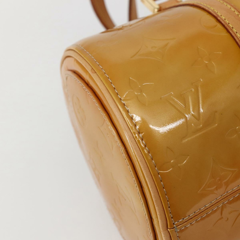 【日本直送】路易威登 Monogram Vernis Bedford 手提包 米色 M91006 LV 正品 144067-14