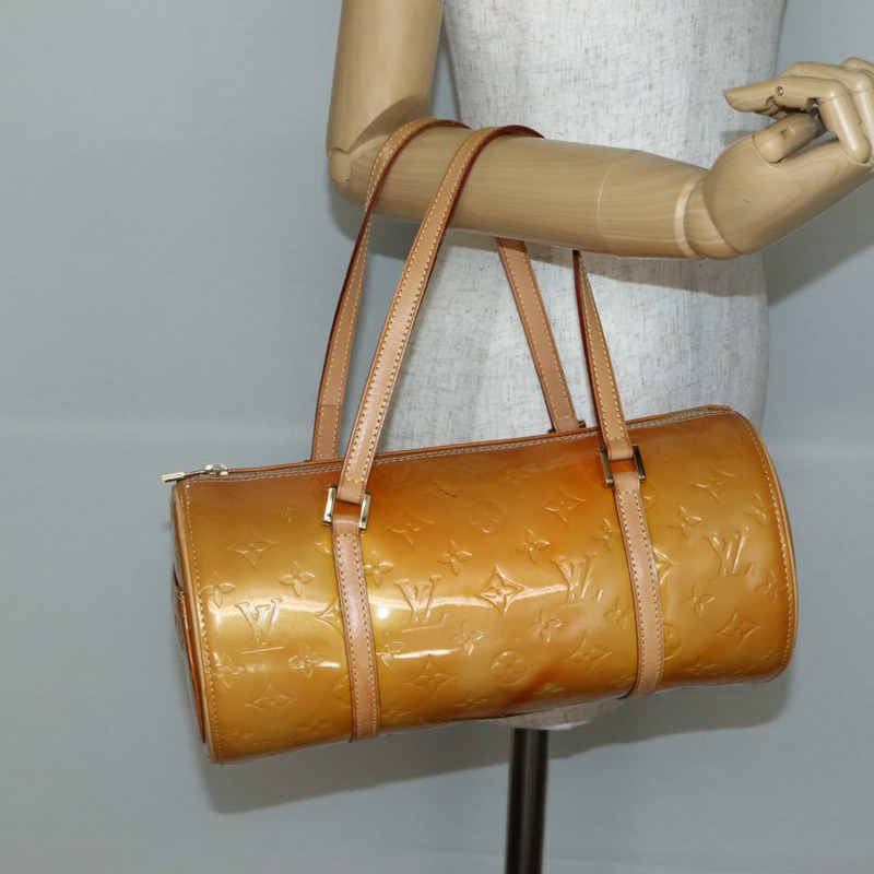 【日本直送】路易威登 Monogram Vernis Bedford 手提包 米色 M91006 LV 正品 144067-19