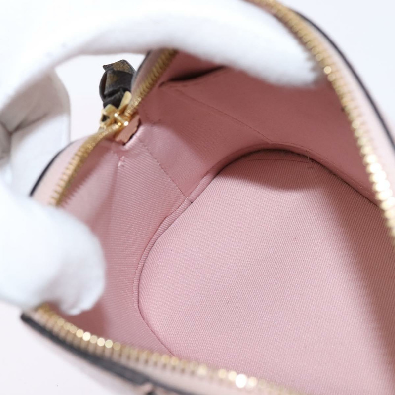 【日本直送】路易威登 Vernis Alma MINI 兩用包 粉紅玫瑰 Valerine M52750 LV 正品 148026-17