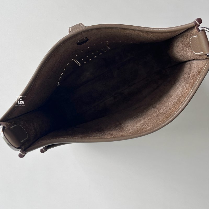 全新💖 全配有購證🙌🏻 Hermès 愛馬仕 Evelyne 29 大象灰銀釦-4