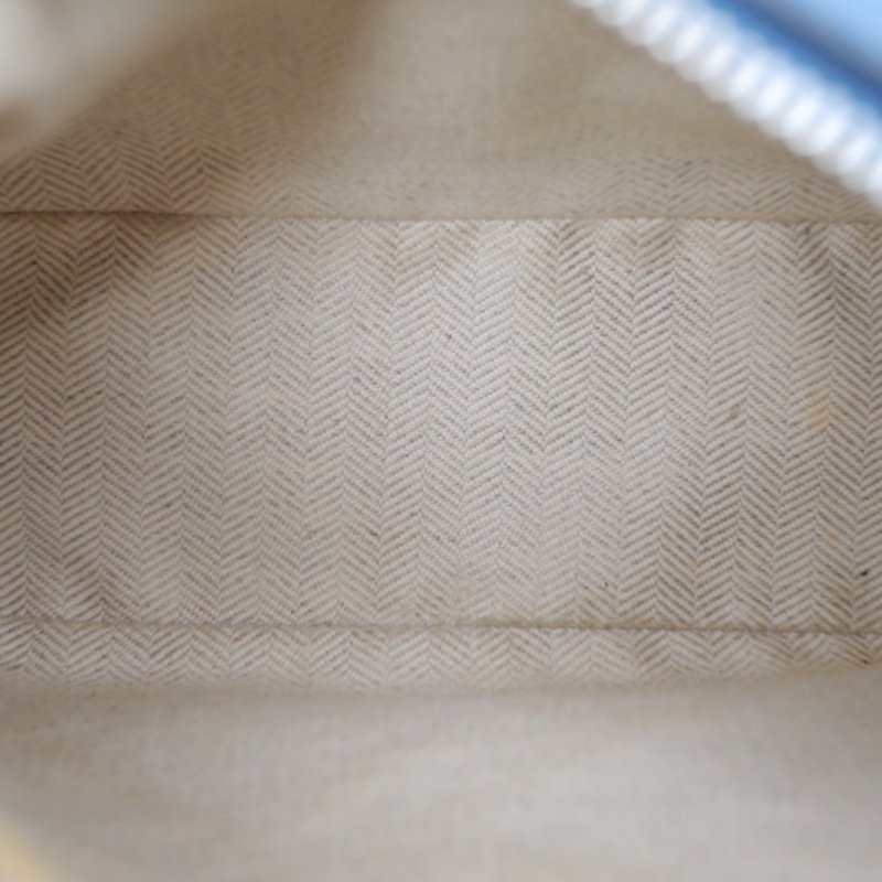 LOEWE Puzzle18幾何包迷你MINI藍色牛皮肩背包-2