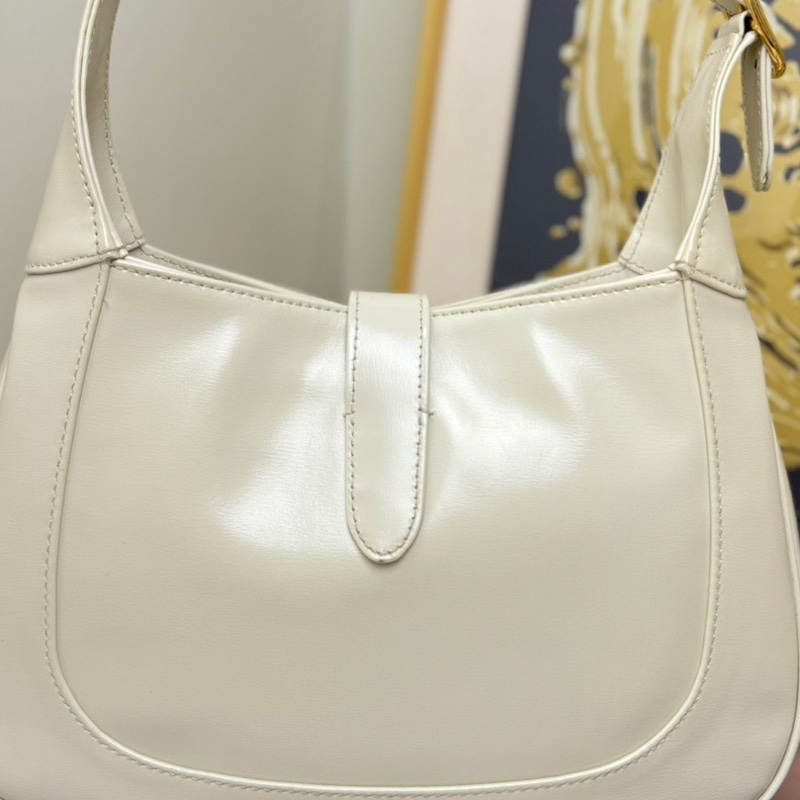 【近新閒置❤️】 Gucci jackie1961白色全皮hobo腋下包手提包-3