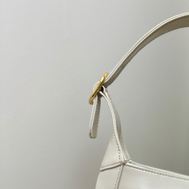 【近新閒置❤️】 Gucci jackie1961白色全皮hobo腋下包手提包-4