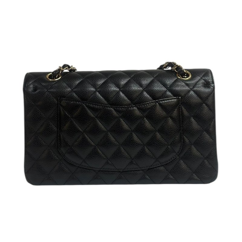 【美收精品】CHANEL黑色荔枝紋牛皮CF 25 4-309-2