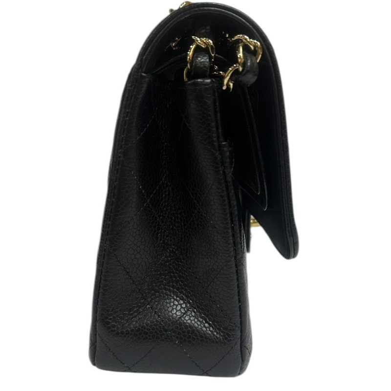 【美收精品】CHANEL黑色荔枝紋牛皮CF 25 4-309-4