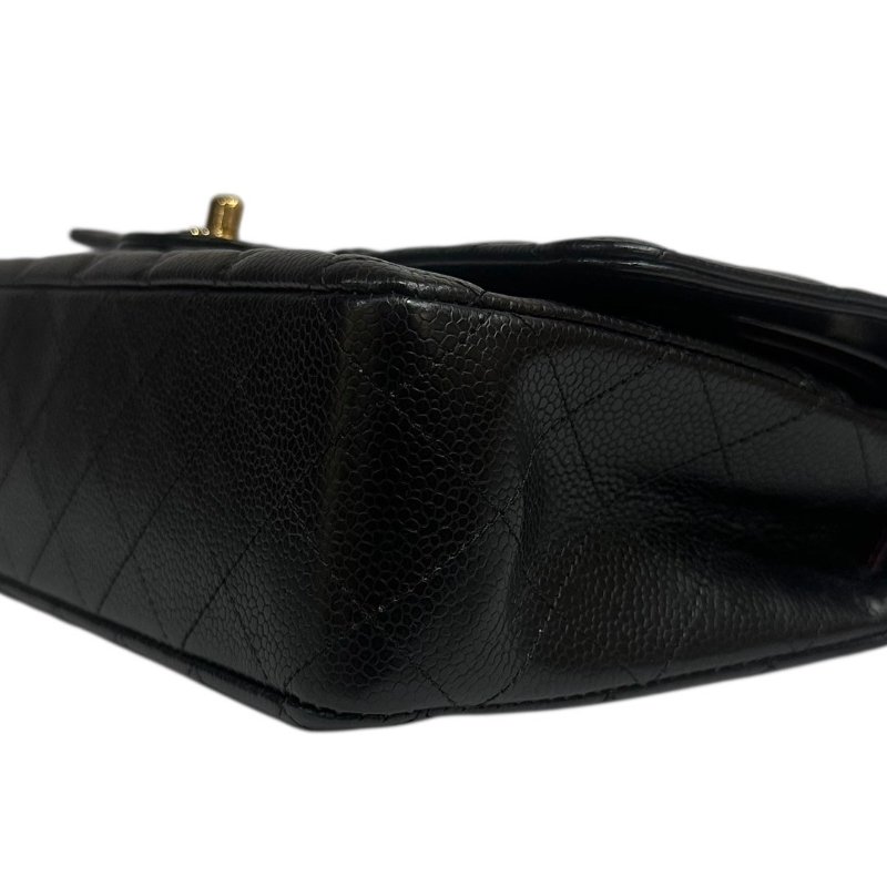 【美收精品】CHANEL黑色荔枝紋牛皮CF 25 4-309-5