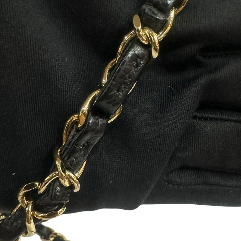 【美收精品】CHANEL黑色荔枝紋牛皮CF 25 4-309-15