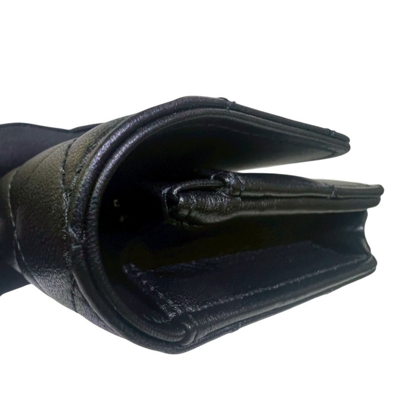 【美收精品】CHANEL黑色羊皮銀色星釦WOC 4-310-2