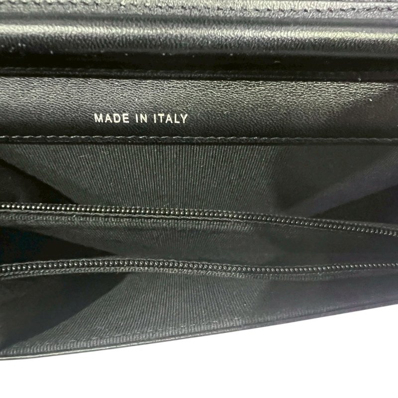 【美收精品】CHANEL黑色羊皮銀色星釦WOC 4-310-13