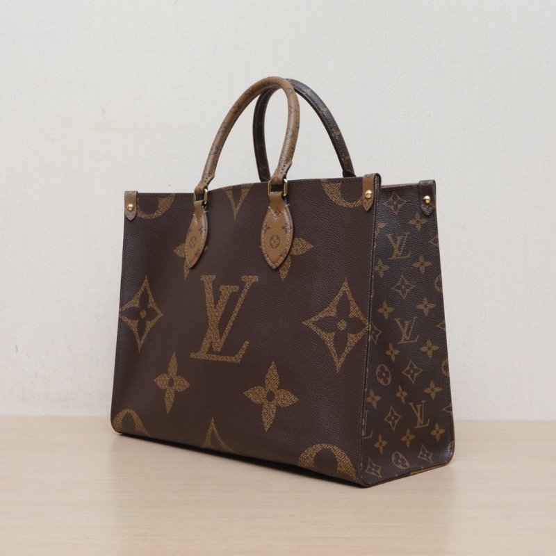 LOUIS VUITTON Onthego中號35老花PVC晶片肩背包-4