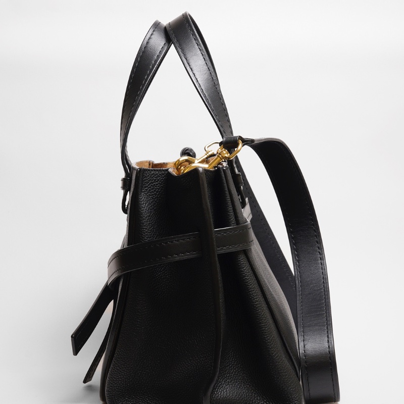 LOEWE Gate top handle - 小號黑-2