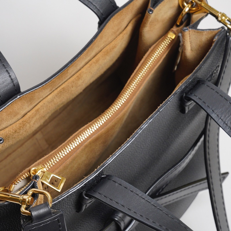 LOEWE Gate top handle - 小號黑-15