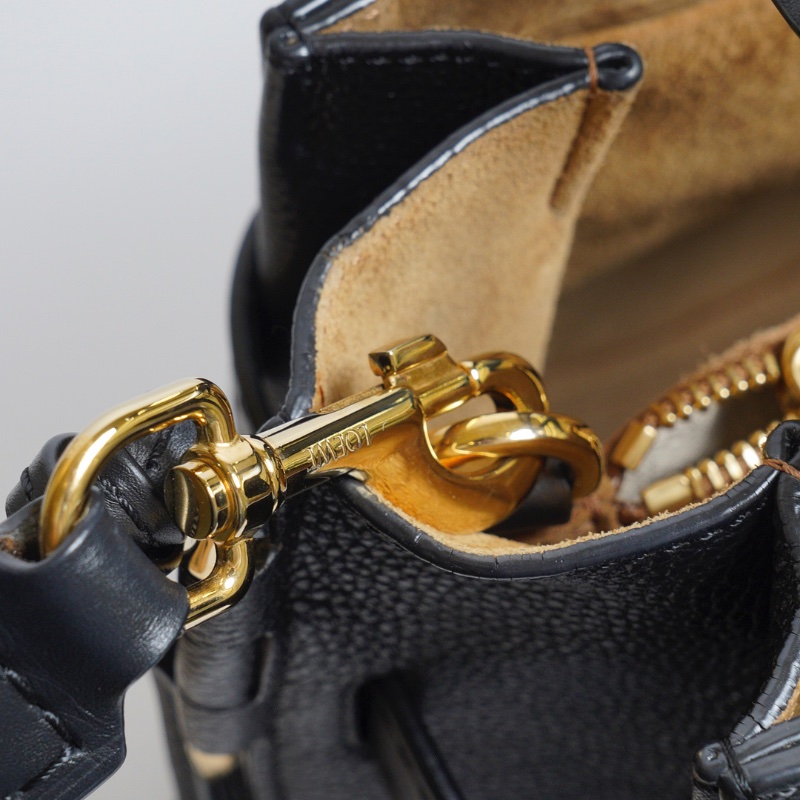 LOEWE Gate top handle - 小號黑-17