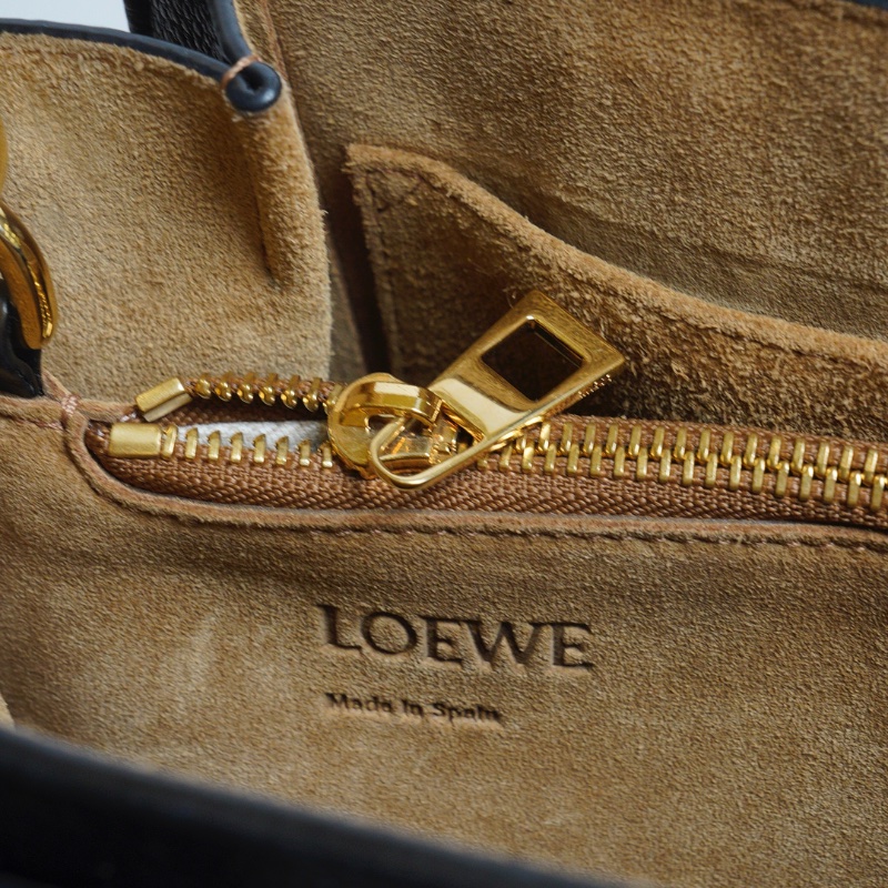 LOEWE Gate top handle - 小號黑-19
