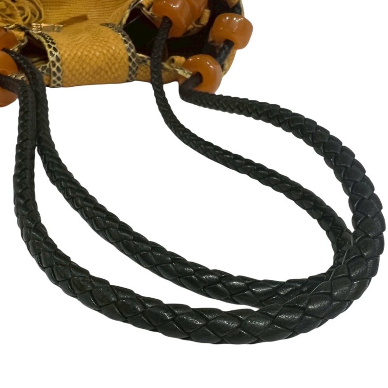 【美收精品】JIMMY CHOO 黃色肩背包 4-340-3