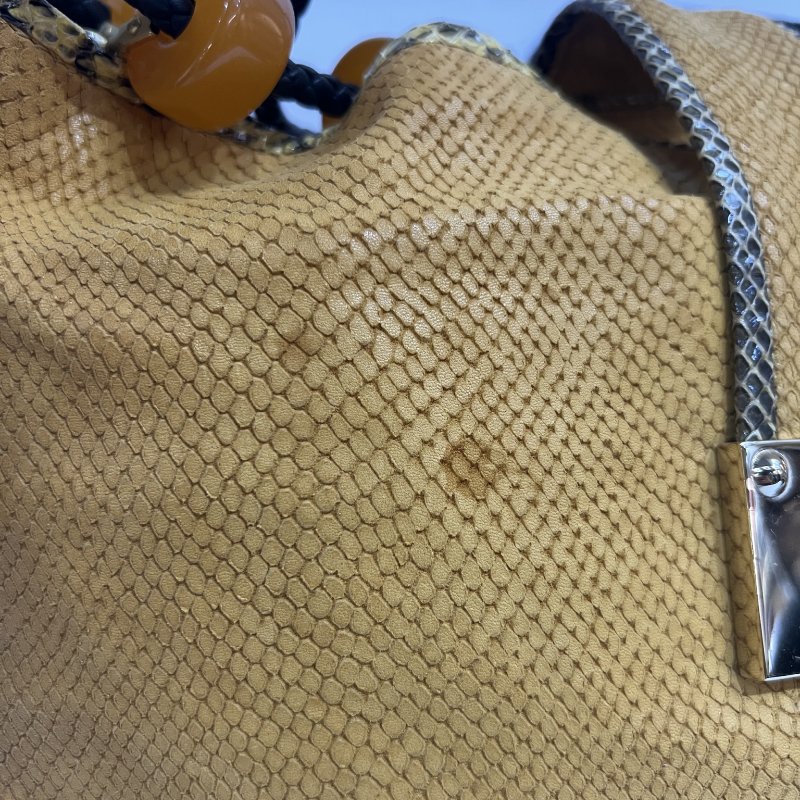 【美收精品】JIMMY CHOO 黃色肩背包 4-340-8