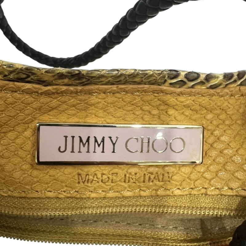 【美收精品】JIMMY CHOO 黃色肩背包 4-340-10