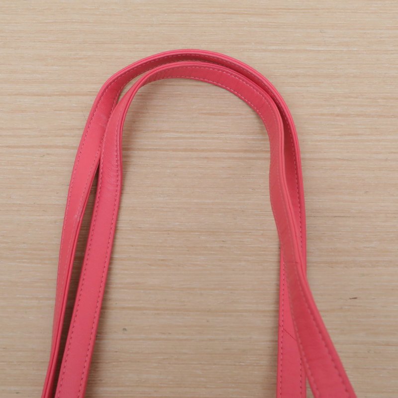 CHANEL 薩爾茨堡雙肩包小號17羊皮27開金扣紅色肩背包-2