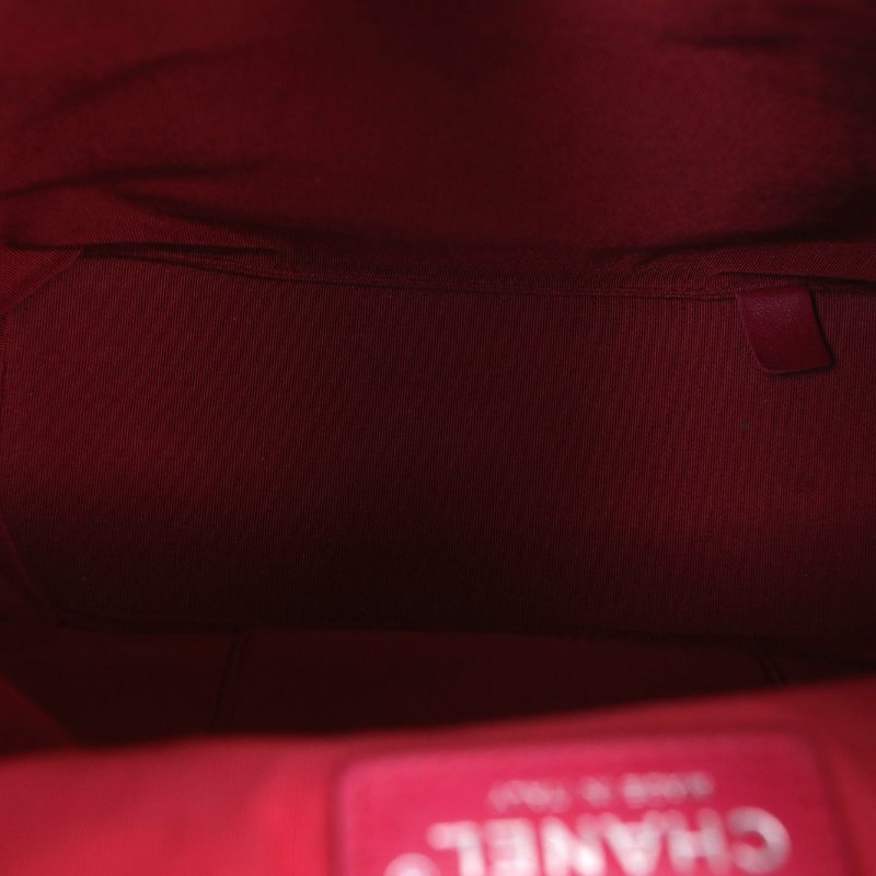 CHANEL GABRIELLE流浪雙肩包小號22.5拼色牛皮24開金銀扣綠色肩背包-2