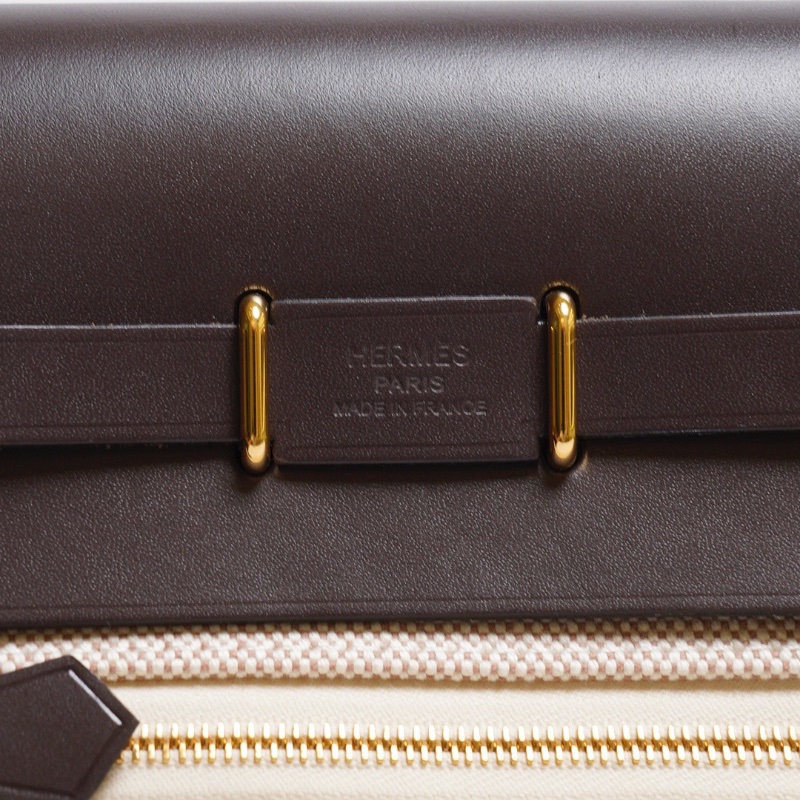 HERMES Herbag zip 20 - 烏木金 W-6