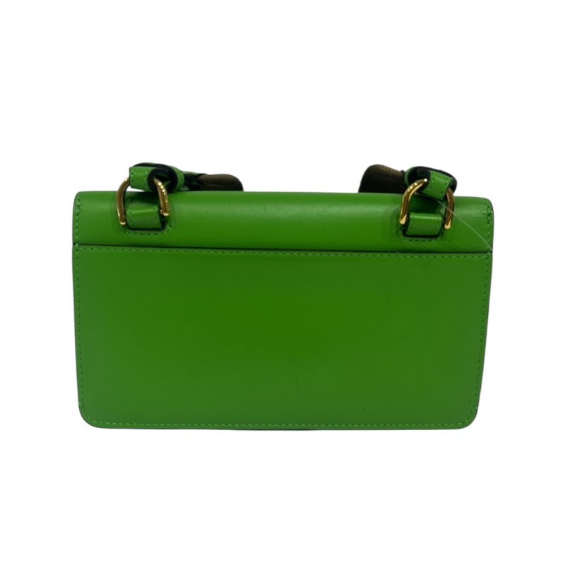 【美收精品】FENDI綠色肩背包 4-346-1